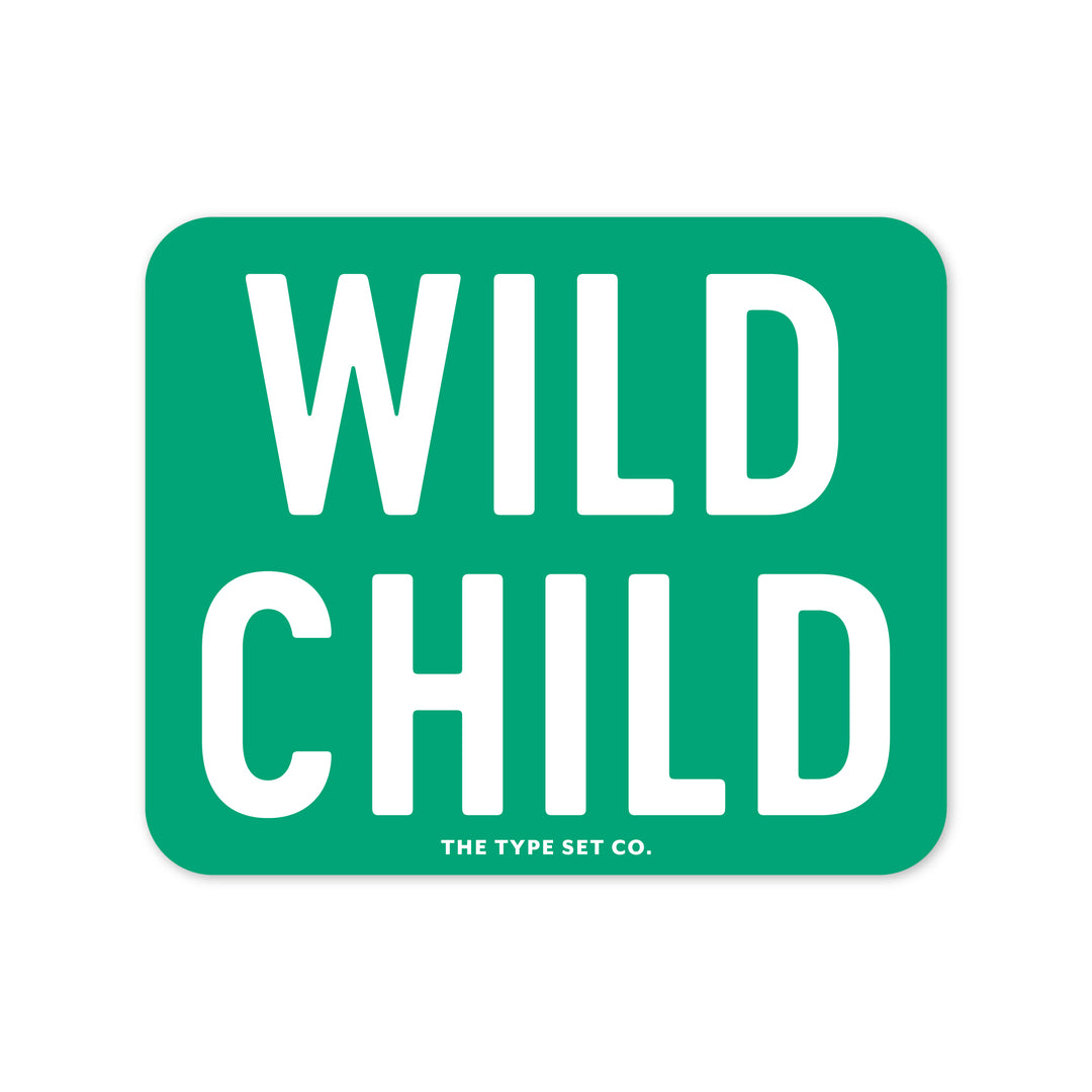 "Wild Child" Vinyl Sticker
