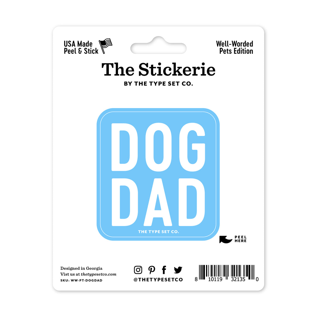 "Dog Dad" Vinyl Sticker