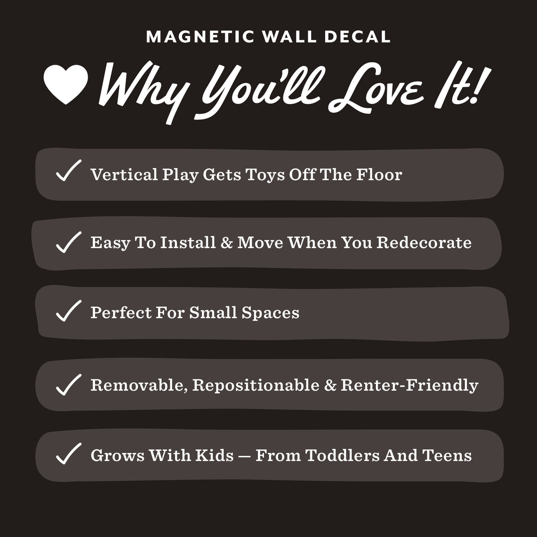 House Magnetic Wall Decal in Inky Black - Limited Edition
