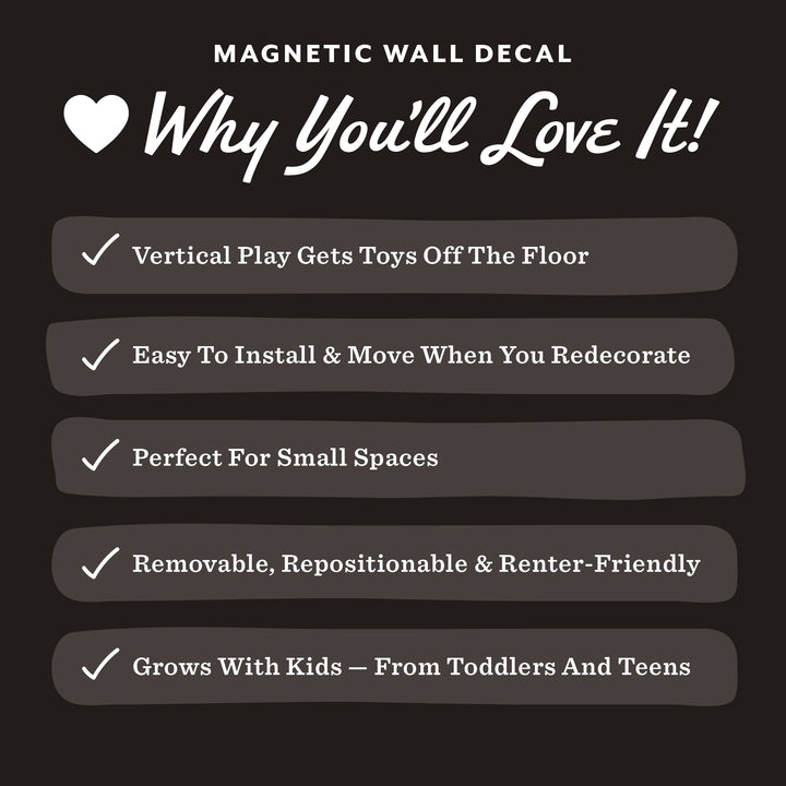 House Magnetic Wall Decal in Inky Black - Limited Edition