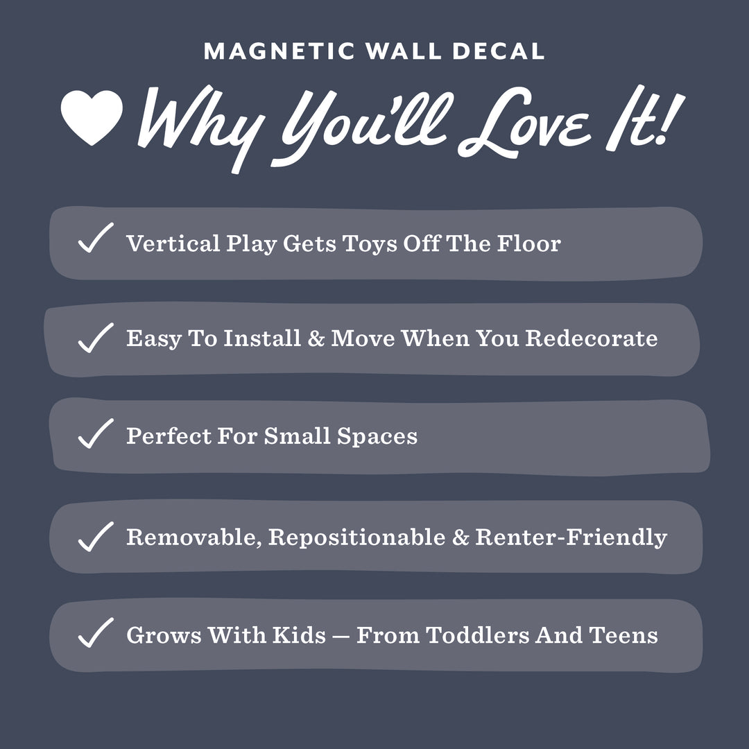 House Magnetic Wall Decal in Blue Slate - Limited Edition