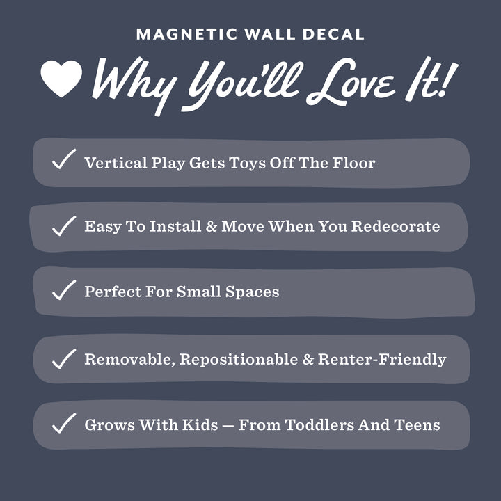 House Magnetic Wall Decal in Blue Slate - Limited Edition
