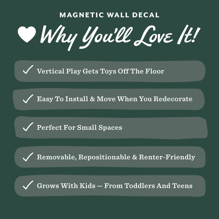 House Magnetic Wall Decal in Hunter Green - Limited Edition