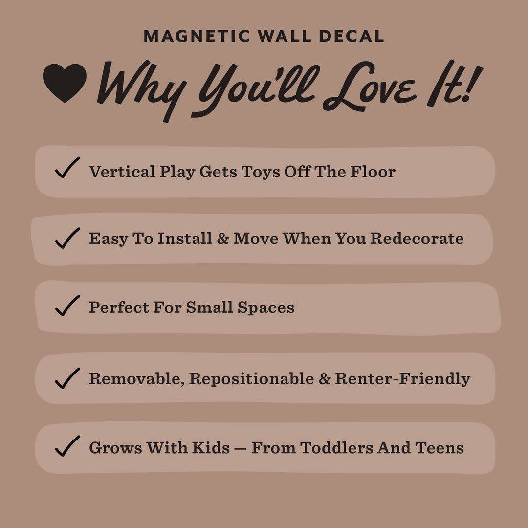 House Magnetic Wall Decal in Maple Latte - Limited Edition