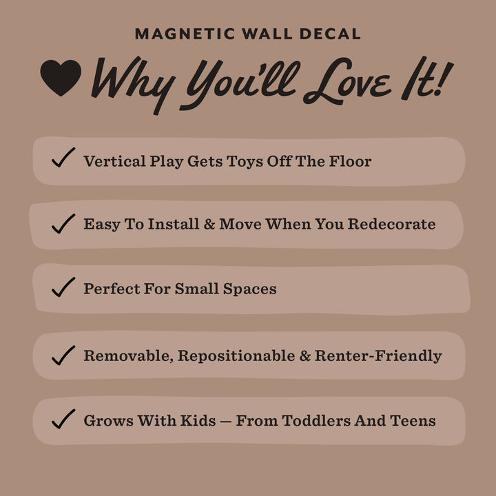House Magnetic Wall Decal in Maple Latte - Limited Edition