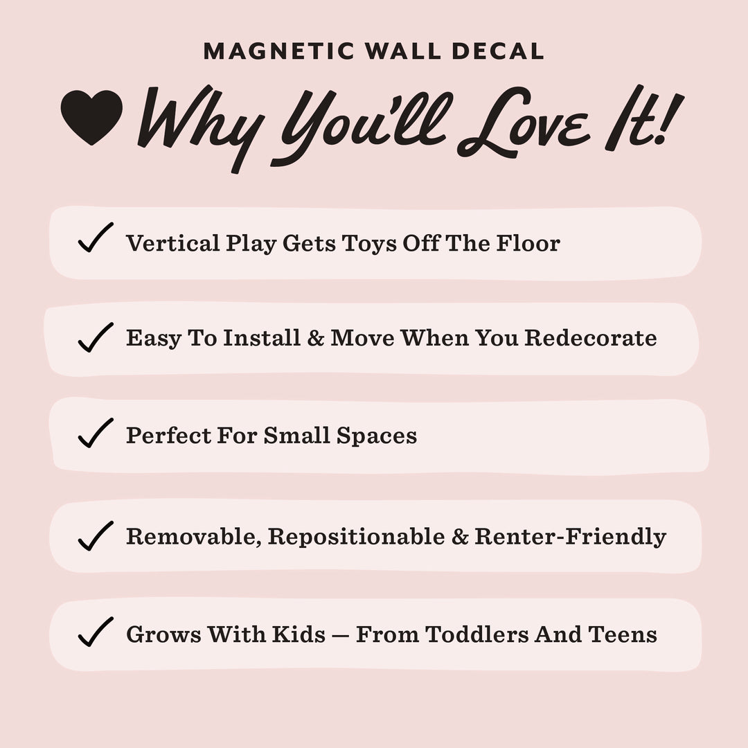 House Magnetic Wall Decal in Ballet Blush - Limited Edition