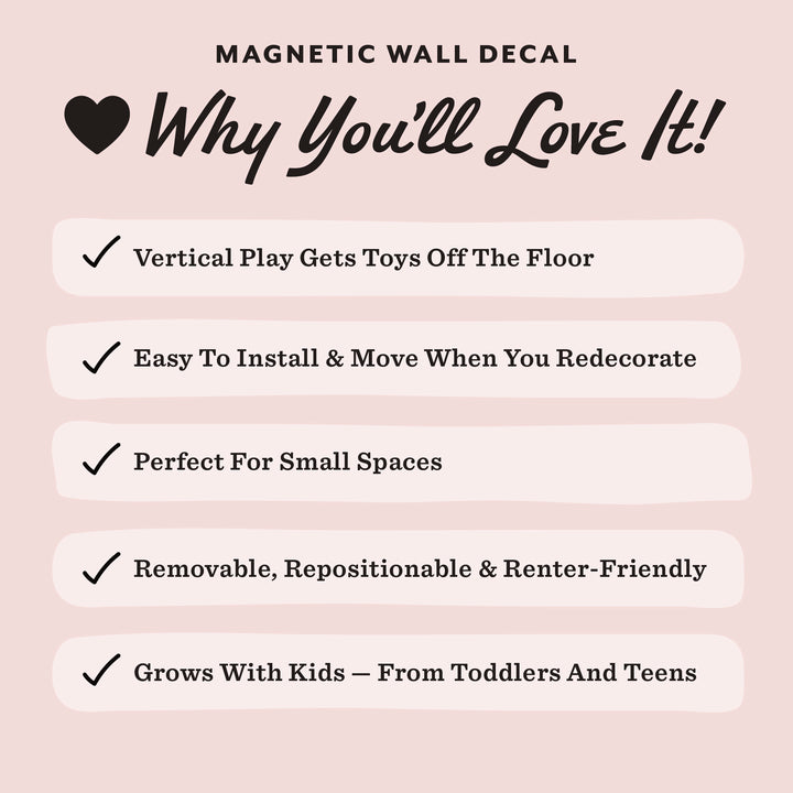 House Magnetic Wall Decal in Ballet Blush - Limited Edition