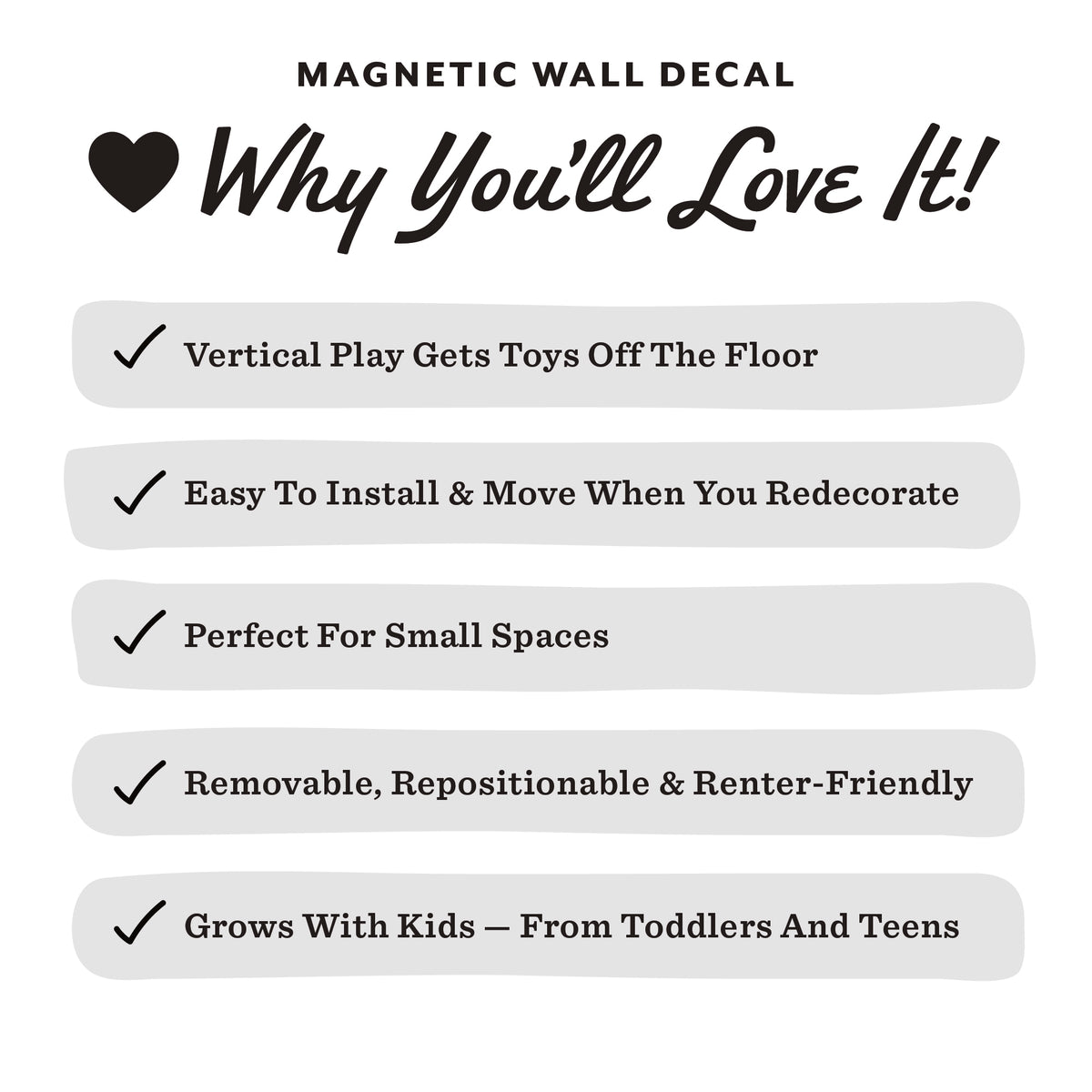 Mini House Magnetic Wall Decal in Paper White - Limited Edition