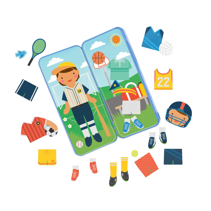 Sports Star Magnetic Dress-up Play Set