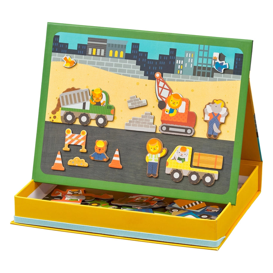 Construction Site Magnetic Play Set