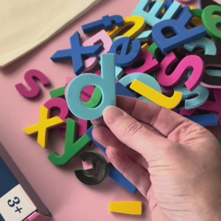 2" 130pc Rainbow Adventure Magnetic Letters