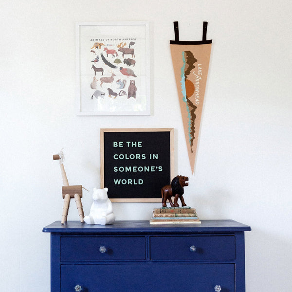 Sophisticated Alphabet Magnets in Solid Colors for Home Decor