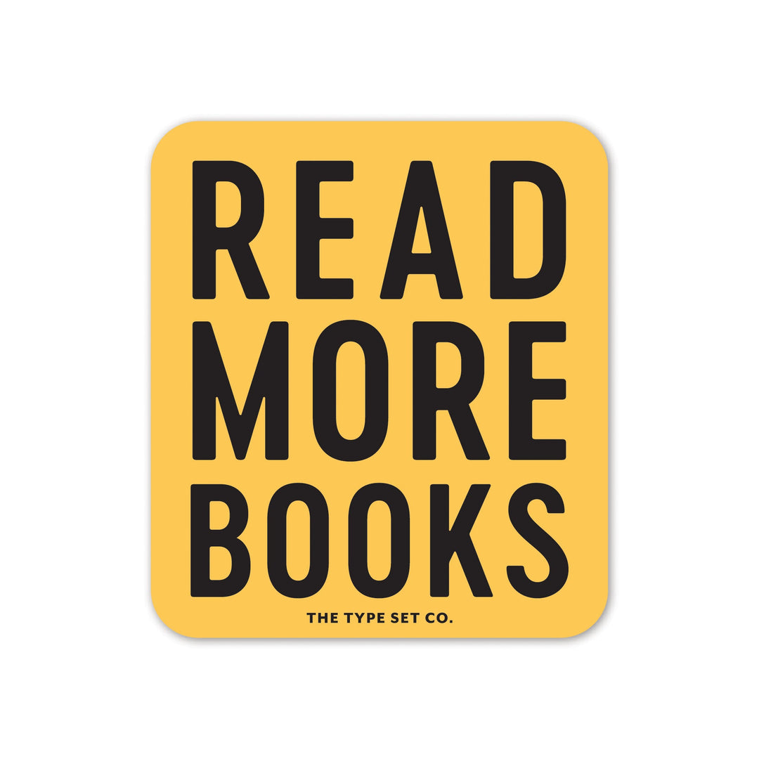 "Read More Books" Sticker