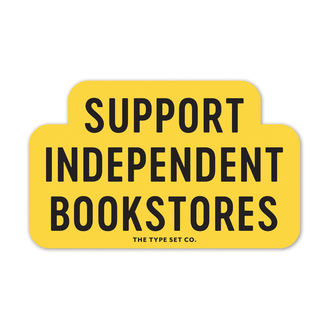 "Support Independent Bookstores" Sticker
