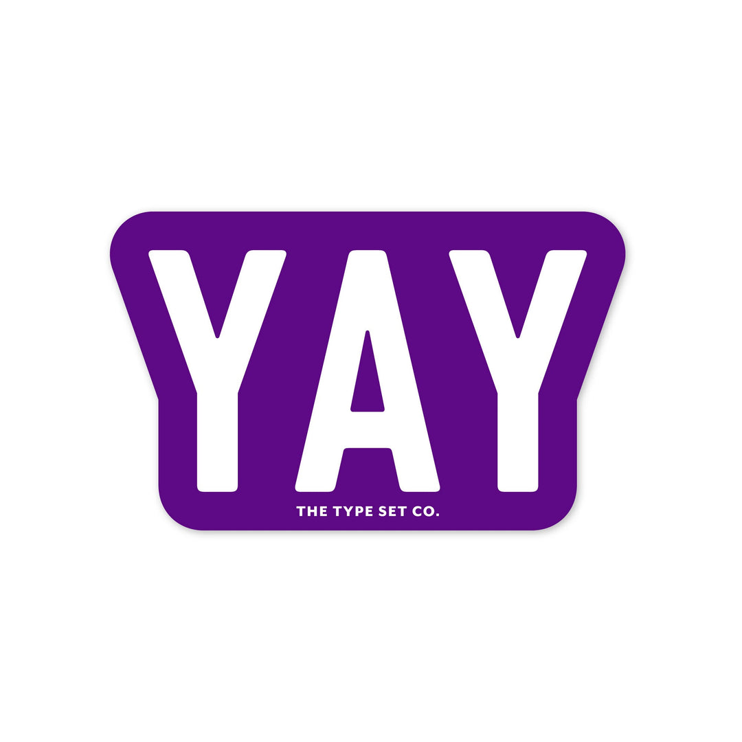 "YAY" Sticker