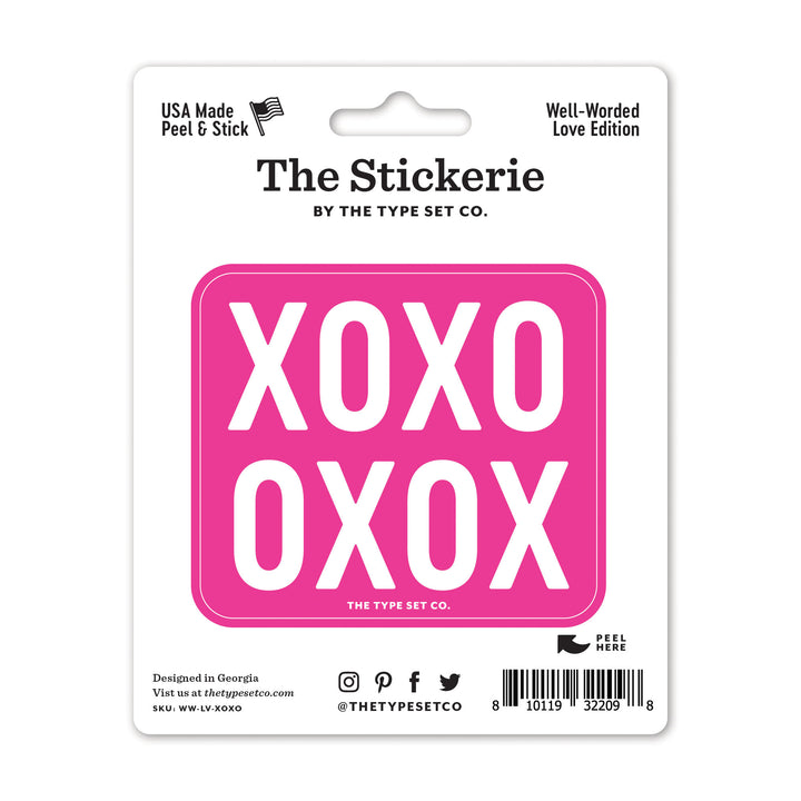 "XOXO" Sticker