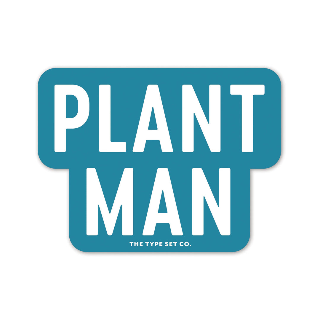 "Plant Man" Sticker