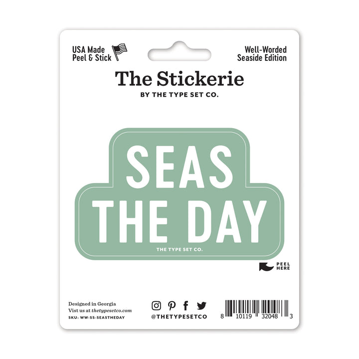 "Seas the day" Sticker